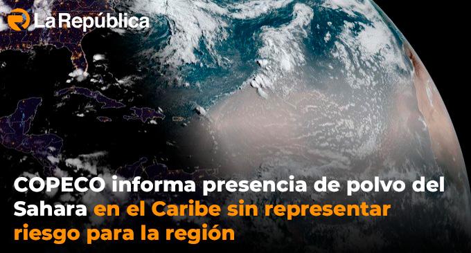 COPECO informa presencia de polvo del Sahara en el Caribe sin representar riesgo para la región - Cover Image