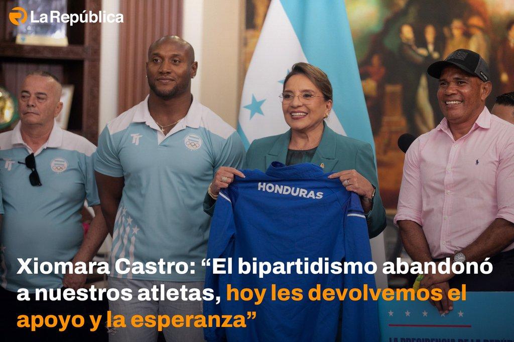 Xiomara Castro: “El bipartidismo abandonó a nuestros atletas, hoy les devolvemos el apoyo y la esperanza” - Cover Image