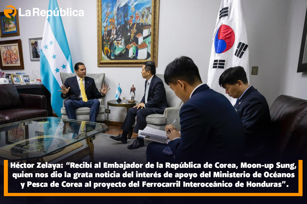  Héctor Zelaya: “Recibí al Embajador de la República de Corea, Moon-up Sung, quien nos dio la grata noticia del interés de apoyo del Ministe - Cover Image