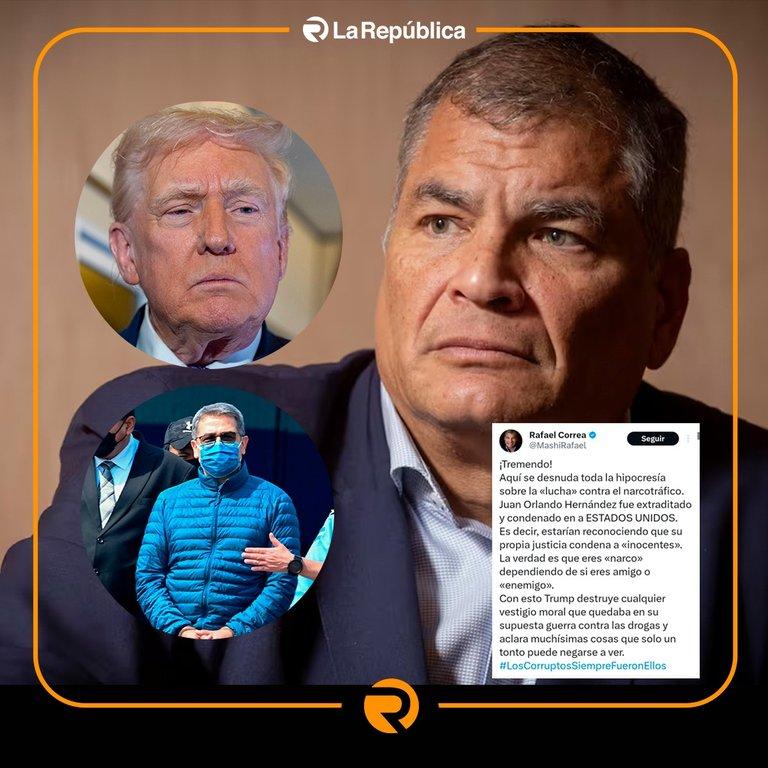 EXPRESIDENTE DE ECUADOR RAFAEL CORREA SOBRE “INDULTO” A #JOH:  - Cover Image