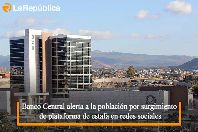 Banco Central alerta a la población por surgimiento de plataforma de estafa en redes sociales - Cover Image