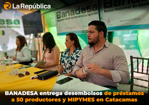 BANADESA entrega desembolsos de préstamos a 50 productores y MIPYMES en Catacamas - Cover Image