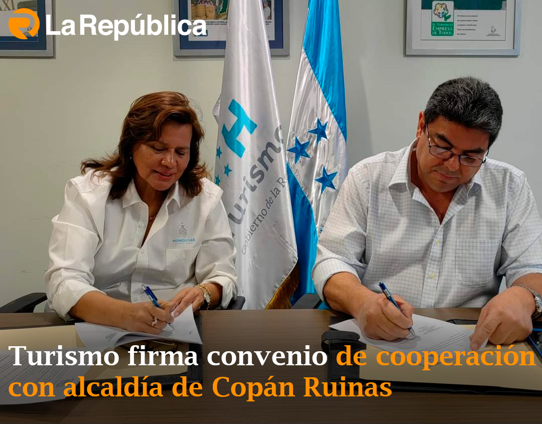 Turismo firma convenio de cooperación con alcaldía de Copán Ruinas - Cover Image