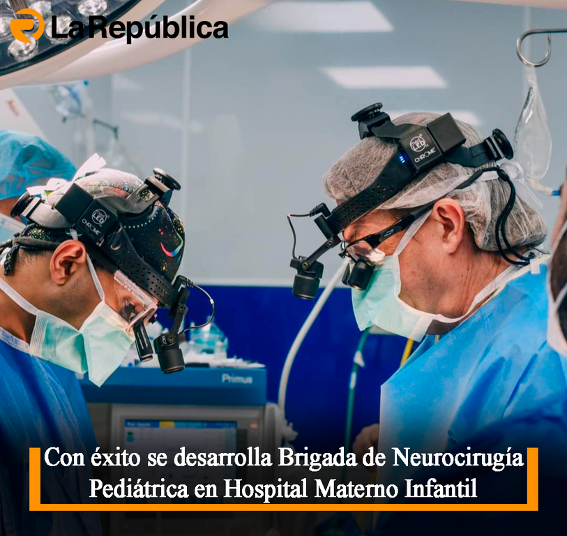 Con éxito se desarrolla Brigada de Neurocirugía Pediátrica en Hospital Materno Infantil  - Cover Image