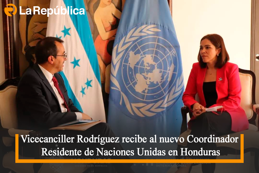 Vicecanciller Rodríguez recibe al nuevo Coordinador Residente de Naciones Unidas en Honduras - Cover Image