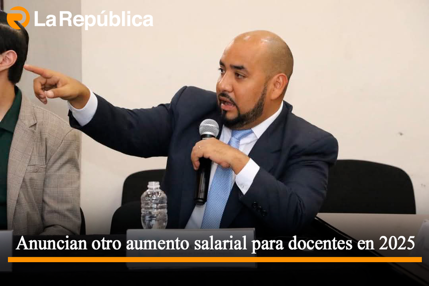 La Republica - Anuncian otro aumento salarial para docentes en 2025