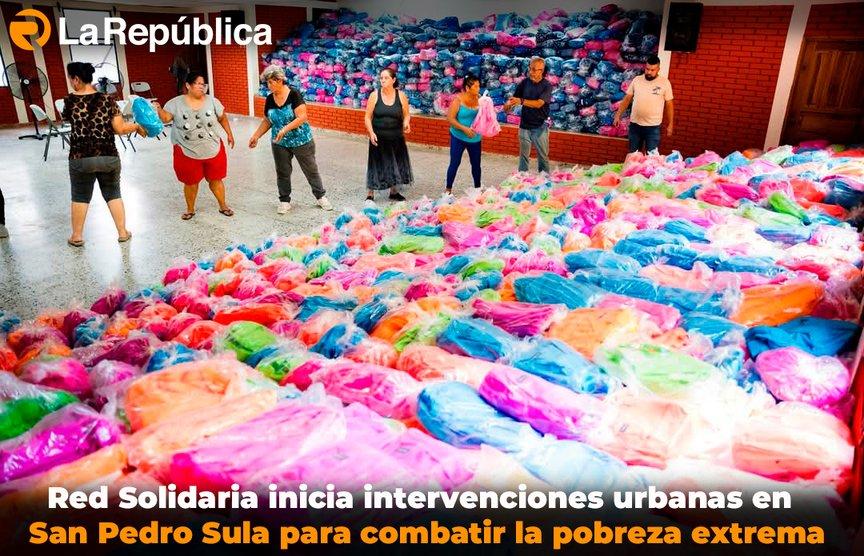 Red Solidaria inicia intervenciones urbanas en San Pedro Sula para combatir la pobreza extrema - Cover Image