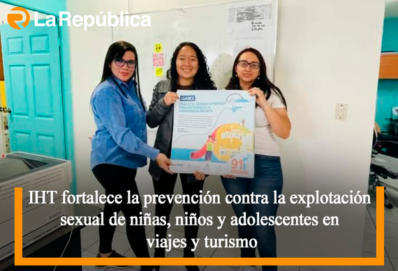 IHT fortalece la prevención contra la explotación sexual de niñas, niños y adolescentes en viajes y turismo - Cover Image