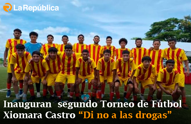 Inauguran  segundo Torneo de Fútbol Xiomara Castro “Di no a las drogas” - Cover Image