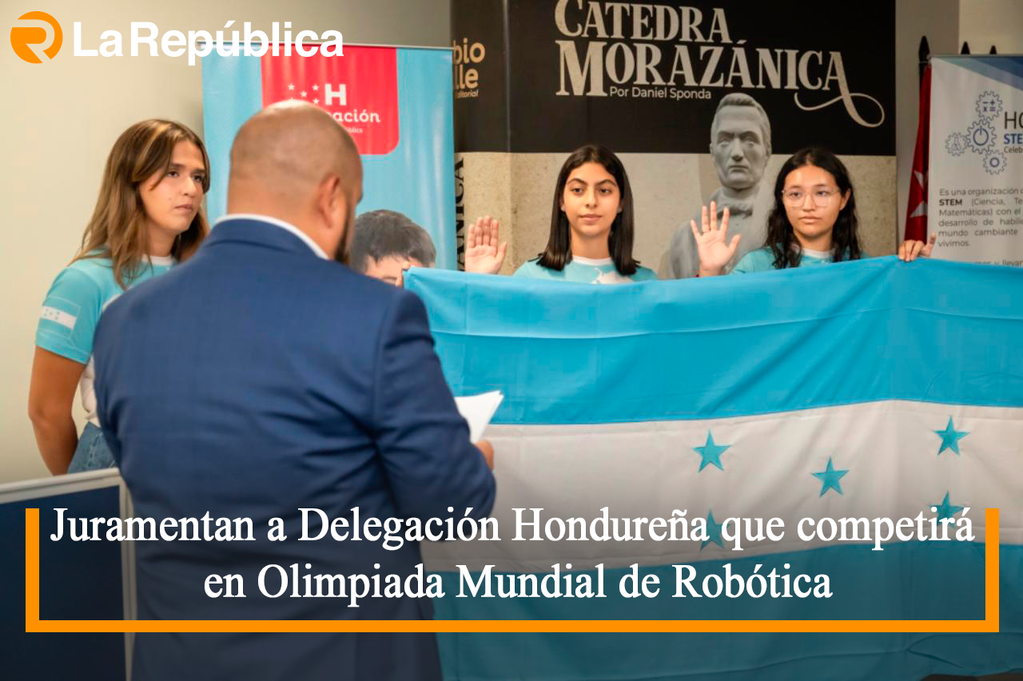 Juramentan a Delegación Hondureña que competirá en Olimpiada Mundial de Robótica - Cover Image