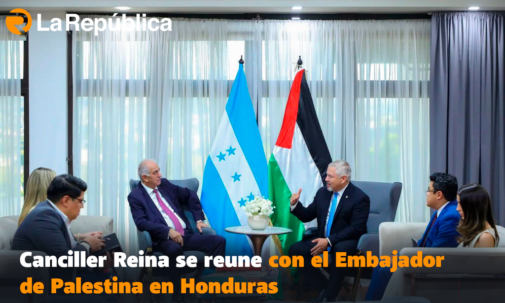 Canciller Reina se reune con el Embajador de Palestina en Honduras - Cover Image