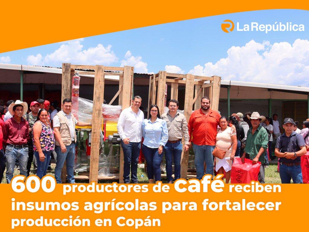 600 productores de café reciben insumos agrícolas para fortalecer producción en Copán - Cover Image