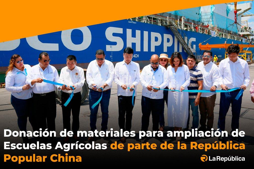 Donación de materiales para ampliación de Escuelas Agrícolas de parte de la República Popular China - Cover Image