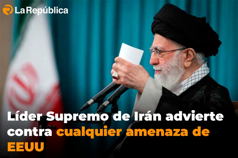 Líder Supremo de Irán advierte contra cualquier amenaza de EEUU - Cover Image