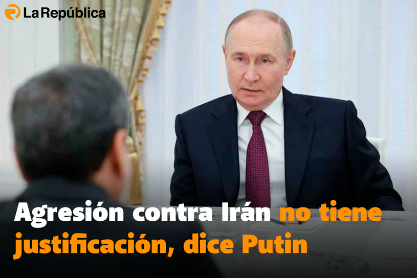 Agresión contra Irán no tiene justificación, dice Putin - Cover Image