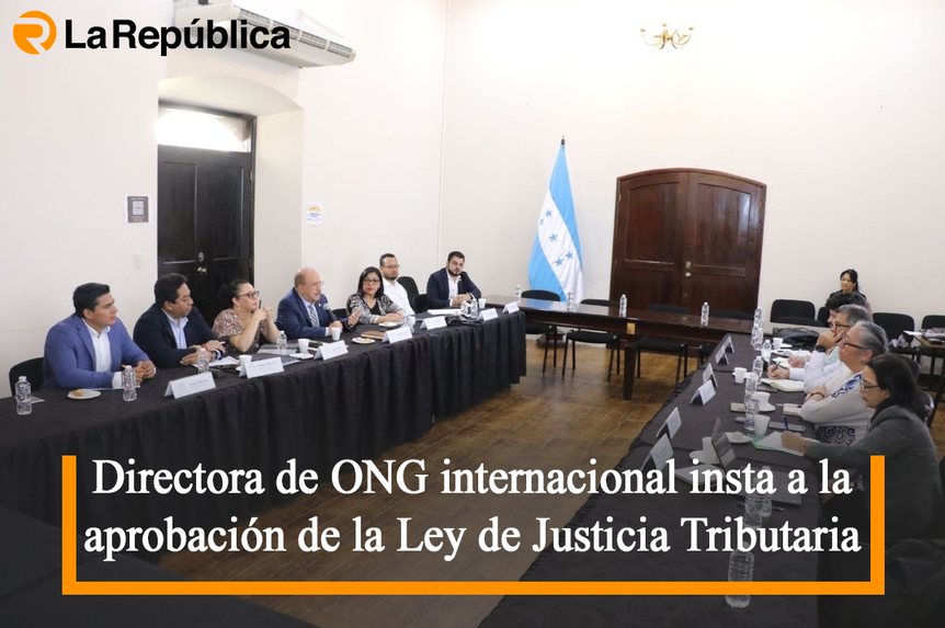 Directora de ONG internacional insta a la aprobación de la Ley de Justicia Tributaria  - Cover Image