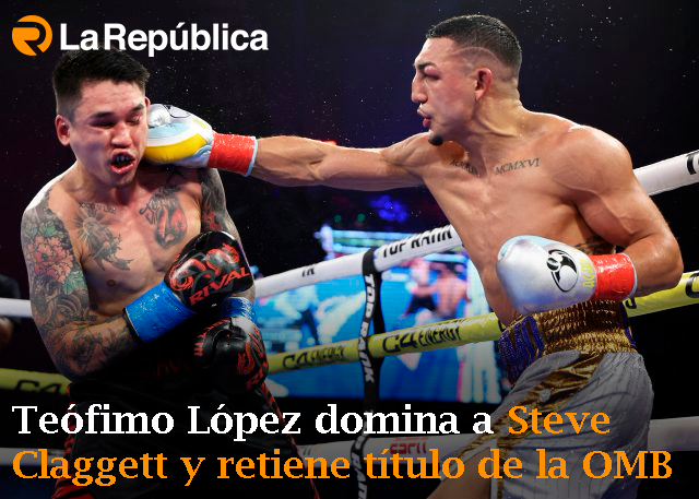  Teófimo López domina a Steve Claggett y retiene título de la OMB - Cover Image