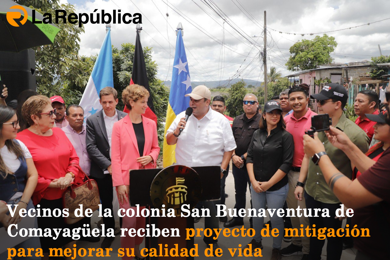  Vecinos de la colonia San Buenaventura de Comayagüela reciben proyecto de mitigación para mejorar su calidad de vida - Cover Image