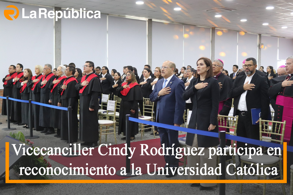 Vicecanciller Cindy Rodríguez participa en reconocimiento a la Universidad Católica - Cover Image