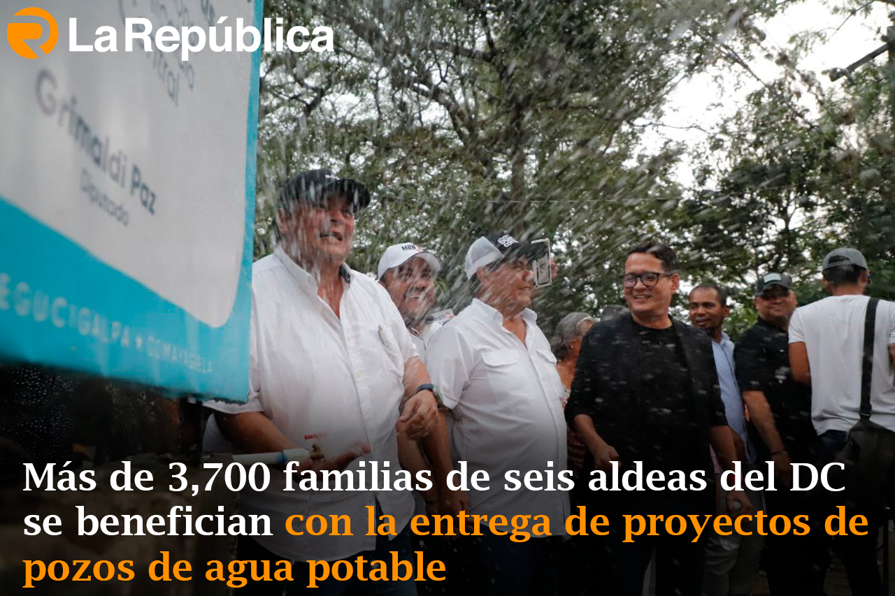 Más de 3,700 familias de seis aldeas del DC se benefician con la entrega de proyectos de pozos de agua potable - Cover Image